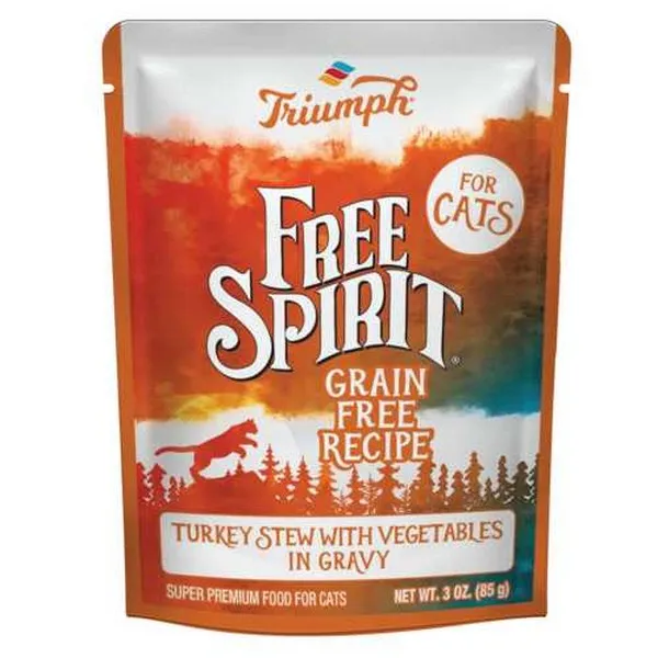 2/12Pk 3 oz. Triumph Free Spirit Grain Free Turkey & Vegetable - Health/First Aid